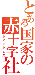 とある国家の赤十字社（レッドクロス）