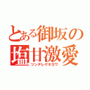 とある御坂の塩甘激愛（ツンデレゲキカワ）