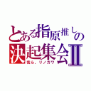 とある指原推しの決起集会Ⅱ（我ら、リノガワ）