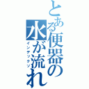 とある便器の水が流れない（インデックソ）