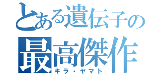 とある遺伝子の最高傑作（キラ・ヤマト）