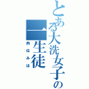 とある大洗女子学園の一生徒（西住みほ）