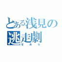 とある浅見の逃走劇（せあら）