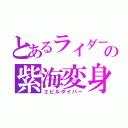 とあるライダーの紫海変身（エビルダイバー）