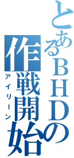 とあるＢＨＤの作戦開始（アイリーン）