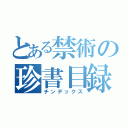 とある禁術の珍書目録（チンデックス）