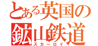 とある英国の鉱山鉄道（スカーロイ）