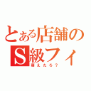 とある店舗のＳ級フィギュア（萌えたろ？）