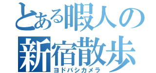 とある暇人の新宿散歩（ヨドバシカメラ）