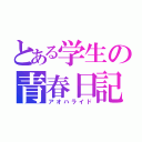 とある学生の青春日記（アオハライド）