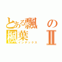 とある飄の楓葉Ⅱ（インデックス）