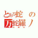 とある蛇の万蛇羅ノ陣（大蛇丸）