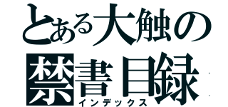 とある大触の禁書目録（インデックス）