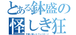 とある鉢盛の怪しき狂犬（可愛い顔したプレイボーイ）