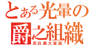 とある光暈の爵之組織（灰白黑大家庭）