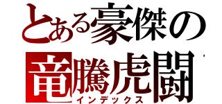 とある豪傑の竜騰虎闘（インデックス）