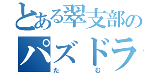 とある翠支部のパズドラー（たむ）