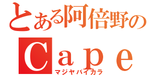 とある阿倍野のＣａｐｅｒｉＰｕｎｔｏ（マジヤバイカラ）