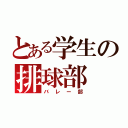 とある学生の排球部（バレー部）