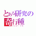 とある研究の奇行種（ハンジ・ゾエ）