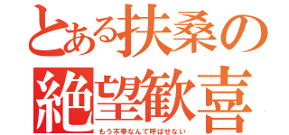 とある扶桑の絶望歓喜（もう不幸なんて呼ばせない）