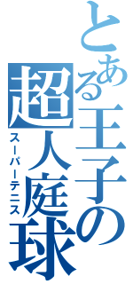 とある王子の超人庭球（スーパーテニス）