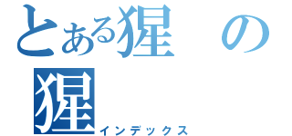 とある猩の猩（インデックス）