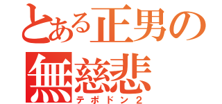 とある正男の無慈悲（テポドン２）