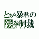 とある暴君の鉄拳制裁（スパーキング）