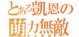 とある凱恩の萌力無敵（正太最高）