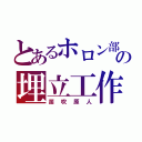 とあるホロン部の埋立工作（笛吹原人）