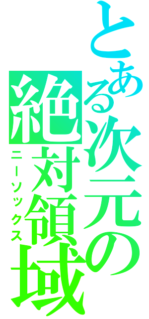 とある次元の絶対領域（ニーソックス）