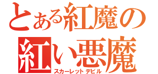 とある紅魔の紅い悪魔（スカーレットデビル）