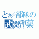 とある部隊の武器弾薬（アーマメント）