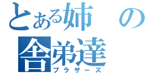 とある姉の舎弟達（ブラザーズ）