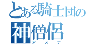 とある騎士団の神僧侶（アスナ）