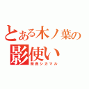 とある木ノ葉の影使い（奈良シカマル）