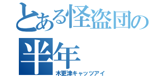 とある怪盗団の半年（木更津キャッツアイ）