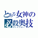 とある女神の必殺奥技（ゴッドブロー）