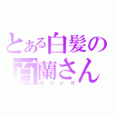 とある白髪の百蘭さん（肉ジャガ）