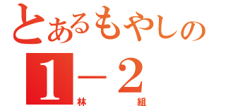 とあるもやしの１－２（林組）