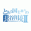 とある国士舘大学の長谷川亮太Ⅱ（からさわたかひろ）