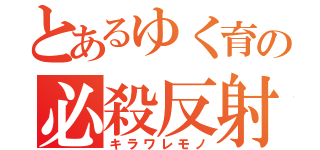 とあるゆく育の必殺反射（キラワレモノ）