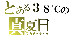 とある３８℃の真夏日（ワカチャナドゥ）