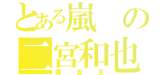 とある嵐の二宮和也（毒舌王）