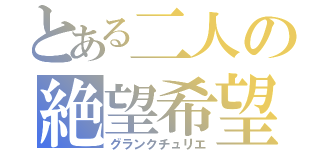 とある二人の絶望希望（グランクチュリエ）