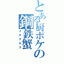 とある厨ポケの鋼鉄蟹（メタグロス）