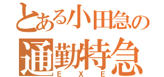 とある小田急の通勤特急（ＥＸＥ）