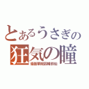 とあるうさぎの狂気の瞳（優曇華院因幡鈴仙）