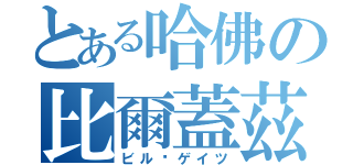 とある哈佛の比爾蓋茲（ビル·ゲイツ）